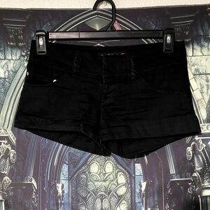 Guess Chino Shorts Women's 25 Black Outdoor 5-Pockets Casual Streetwear Summer